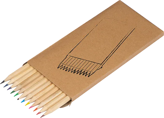 12-teiliges Buntstift-Set - Beige