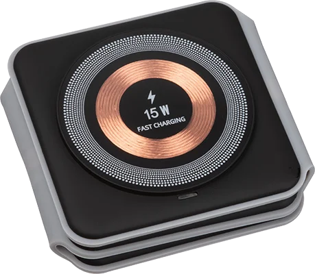 3-in-1 wireless charger - Black