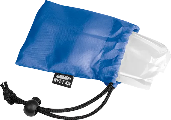 RPET-Regenponcho - Blau