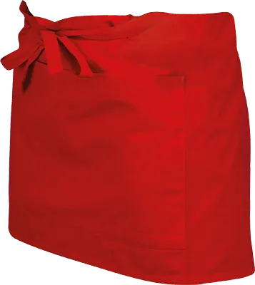 180 g/m² Kellnerschürze aus Baumwolle - Rot