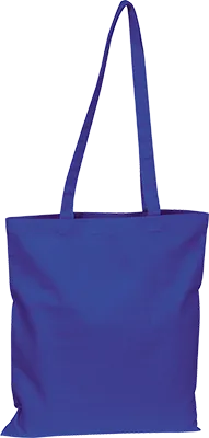 180 g/m² farbige Tragetasche aus Bio-Baumwolle - Blau