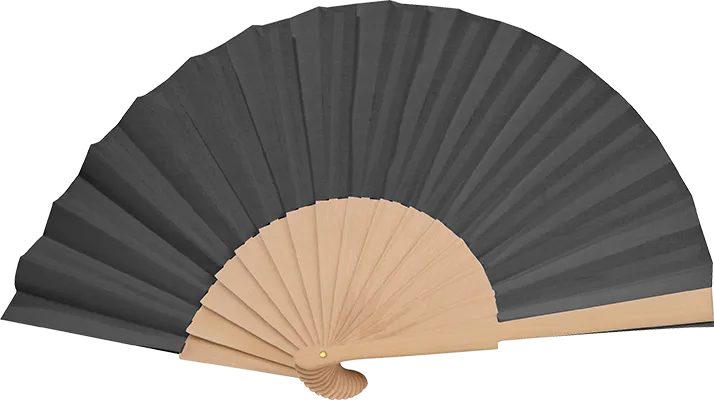 Handfächer - Schwarz
