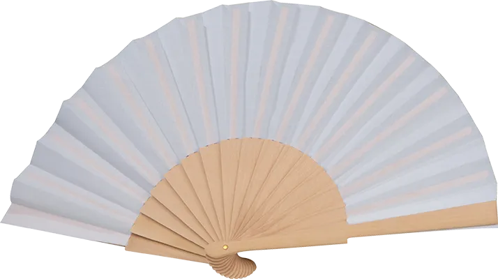 Handfächer - Weiß