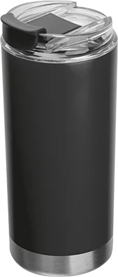 480 ml steel travel mug - Black