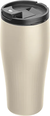 500 ml steel thermo mug - Beige