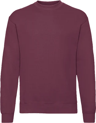 Herren-Sweatshirt mit Rundhals (280 g/m²) - Bordeaux