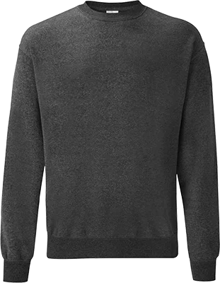 Herren-Sweatshirt mit Rundhals (280 g/m²) - Grau/Silber