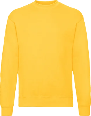 Herren-Sweatshirt mit Rundhals (280 g/m²) - Gelb