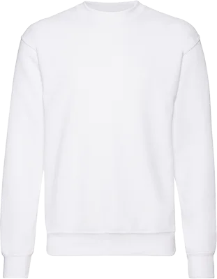 Herren-Sweatshirt mit Rundhals (280 g/m²) - Weiß