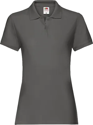 Damen-Poloshirt (180 g/m²) - Grau/Silber