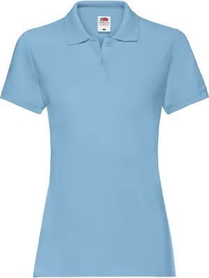 Damen-Poloshirt (180 g/m²) - Hellblau