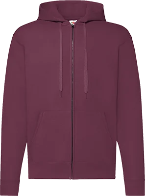 Herren-Zip-Hoodie (280 g/m²) - Bordeaux