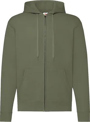 Herren-Zip-Hoodie (280 g/m²) - Dunkelgrün