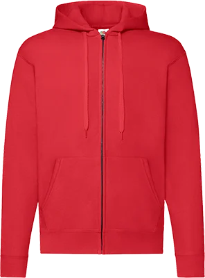 Herren-Zip-Hoodie (280 g/m²) - Rot
