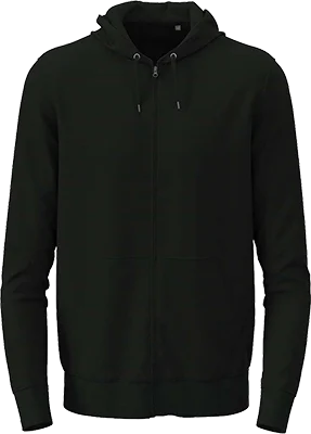 Unisex-Zip-Hoodie (280 g/m²) - Schwarz