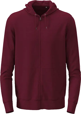 Unisex-Zip-Hoodie (280 g/m²) - Bordeaux