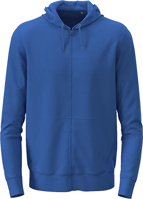 Unisex-Zip-Hoodie (280 g/m²) - Blau